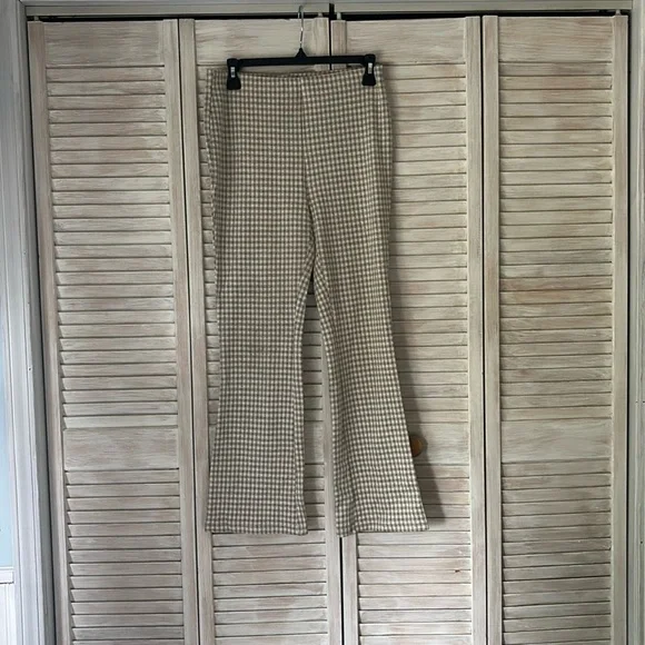 BaeVely on the horizon gingham flare pants - Picture 1 of 2